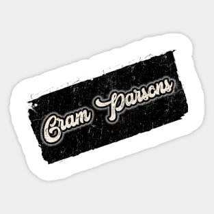 NYINDIRPROJEK - Gram Parsons Sticker